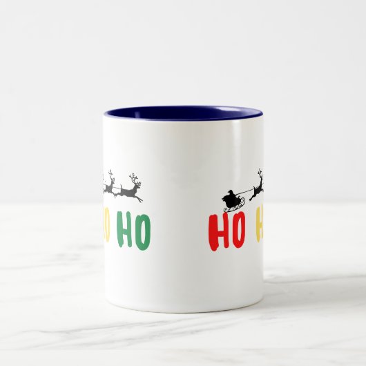 Creëer uw eigen veelkleurige grappige kerst Mok (Center)