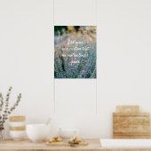 Creëer Uw eigen veld Poster lavender eigen offerte (Keuken)