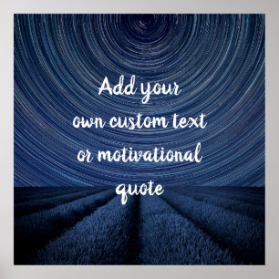 Creëer Uw eigen veld voor aangepaste offerte-start Poster