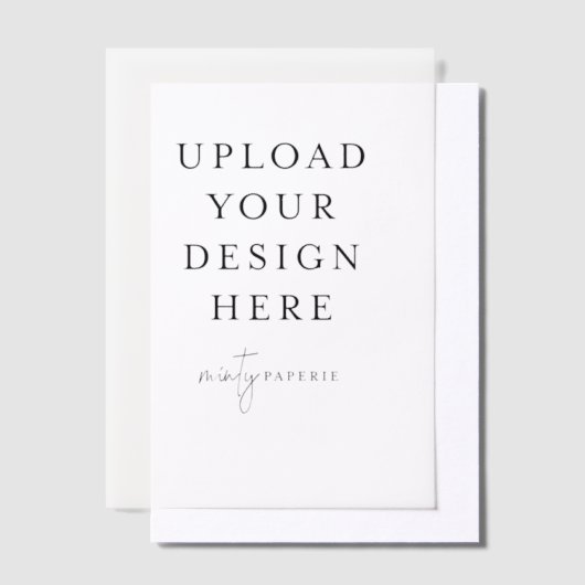 Creëer Uw eigen Vellum Uitnodigingen (Offset)