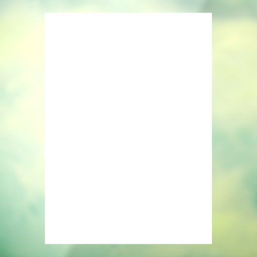 Creëer Uw eigen venster Cling Raamsticker (Vel 3)