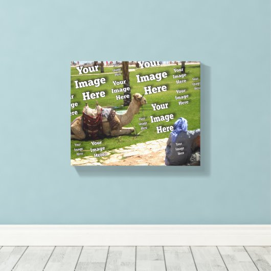 Creëer Uw eigen verbazingwekkende Sjabloon van het Canvas Afdruk (Insitu (Houten vloer))