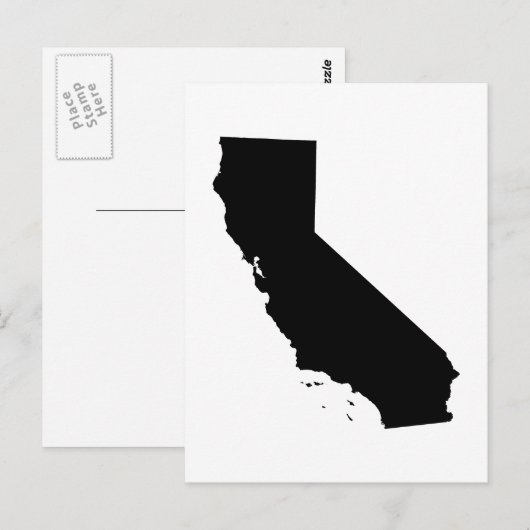 Creëer Uw eigen verhuizing naar Californische aank Briefkaart (Voorkant / Achterkant)