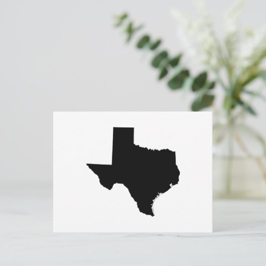 Creëer Uw eigen verhuizing naar Texas kondiging Briefkaart (Staand voorkant)