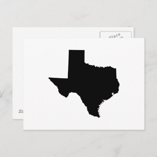 Creëer Uw eigen verhuizing naar Texas kondiging Briefkaart (Voorkant / Achterkant)
