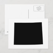 Creëer Uw eigen verhuizing naar Wyoming kondiging Briefkaart (Voorkant / Achterkant)