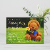 Creëer Uw eigen verjaardagsfeestuitnodiging Kaart (Staand voorkant)