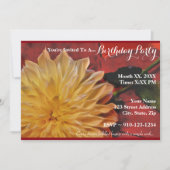 Creëer Uw eigen verjaardagsfeestuitnodiging Kaart (Voorkant)