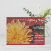 Creëer Uw eigen verjaardagsfeestuitnodiging Kaart (Staand voorkant)