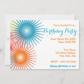 Creëer Uw eigen verjaardagsfeestuitnodiging Kaart (Voorkant)