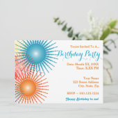 Creëer Uw eigen verjaardagsfeestuitnodiging Kaart (Staand voorkant)