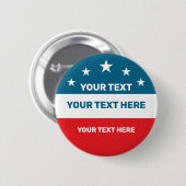 Creëer Uw eigen verkiezing Ronde Button 5,7 Cm (Voorkant /achterkant)