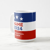 Creëer Uw eigen verkiezingscampagne Gear Mok (Voorkant links)