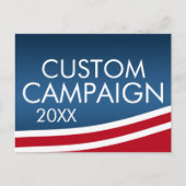 Creëer Uw eigen verkiezingsontwerp Briefkaart (Voorkant)