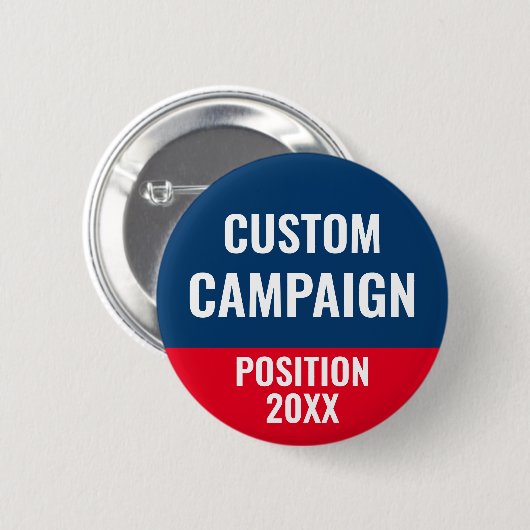 Creëer Uw eigen verkiezingsontwerp campagne Button (Voorkant /achterkant)