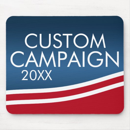 Creëer Uw eigen verkiezingsontwerp Muismat (Voorkant)