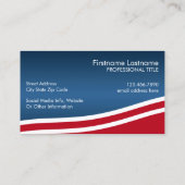 Creëer Uw eigen verkiezingsontwerp Visitekaartje (Achterkant)