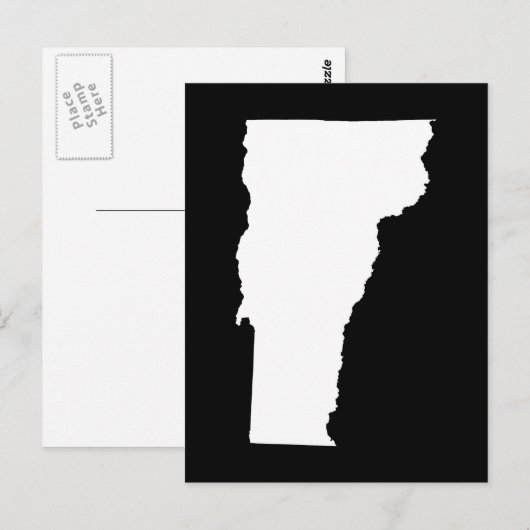 Creëer Uw eigen Vermont-mededeling Briefkaart (Voorkant / Achterkant)