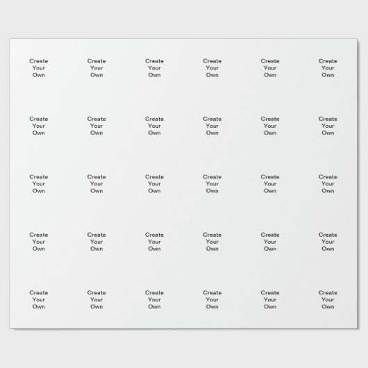 Creëer uw eigen verpakkingspapier cadeaupapier (Vlak)