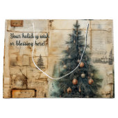 Creëer Uw eigen  versierde kerstboom Groot Cadeauzakje (Voorkant)