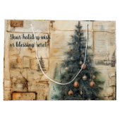 Creëer Uw eigen  versierde kerstboom Groot Cadeauzakje (Achterkant)