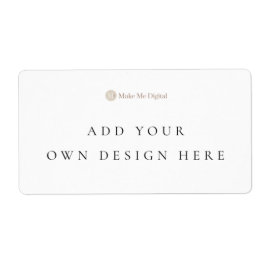 Creëer uw eigen verzendlabels etiket