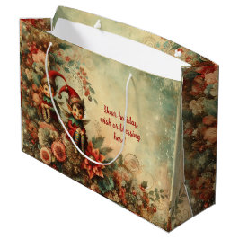 Creëer uw eigen Victoriaans bloemenkerstelven Groot Cadeauzakje