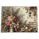 Creëer uw eigen Victoriaans kerstbloembollen Groot Cadeauzakje (Voorkant)