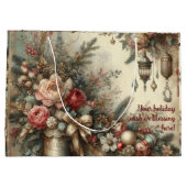 Creëer uw eigen Victoriaans kerstbloembollen Groot Cadeauzakje (Achterkant)