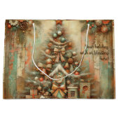 Creëer uw eigen Victoriaans kerstboomhuis Groot Cadeauzakje (Voorkant)