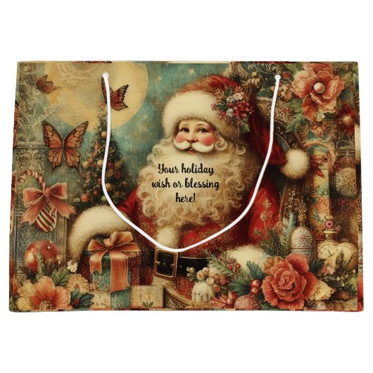 Creëer uw eigen Victoriaans kerstboterbloem Groot Cadeauzakje (Voorkant)