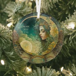 Creëer uw eigen Victoriaanse Steampunk Moon Child Glas Ornament