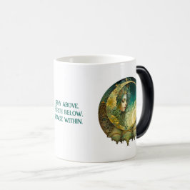 Creëer uw eigen Victoriaanse Steampunk Moon Child Magische Mok