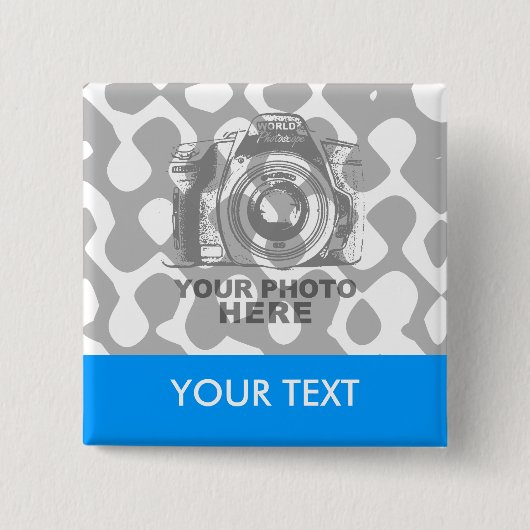 Creëer Uw eigen vierkant Button horizontaal (Voorkant)