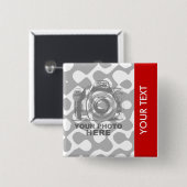 Creëer Uw eigen vierkant Button verticaal (Voorkant /achterkant)