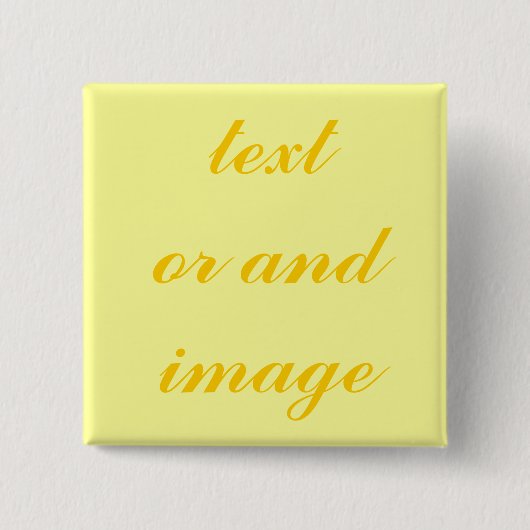 Creëer Uw eigen Vierkante Button 5,1 Cm (Voorkant)