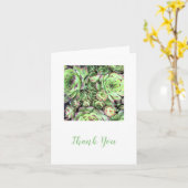 Creëer Uw Eigen Vierkante Foto Dank u Kaart (Gele Bloem)