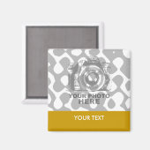 Creëer Uw eigen vierkante horizontaal magneet (Voorkant / Achterkant)