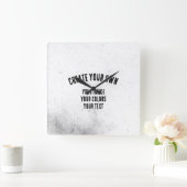 Creëer Uw eigen Vierkante Klok (Huis)