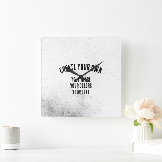 Creëer Uw eigen Vierkante Klok (Huis)