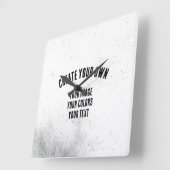 Creëer Uw eigen Vierkante Klok (Hoek)