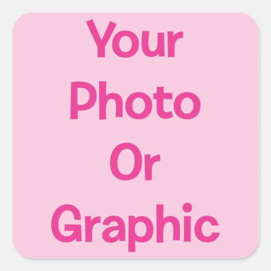 Creëer Uw eigen Vierkante Sticker (Voorkant)