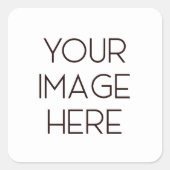 Creëer Uw eigen Vierkante Sticker (Voorkant)