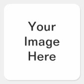 Creëer uw eigen vierkante sticker (Voorkant)