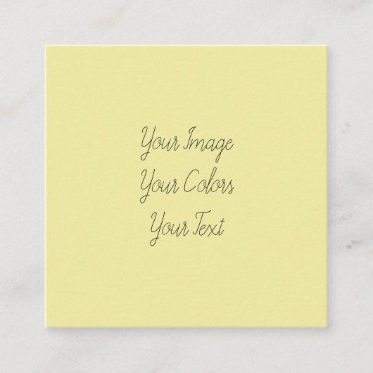 Creëer Uw eigen Vierkante Visitekaartje (Voorkant)