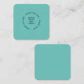 Creëer Uw eigen Vierkante Visitekaartje (Voorkant / Achterkant)