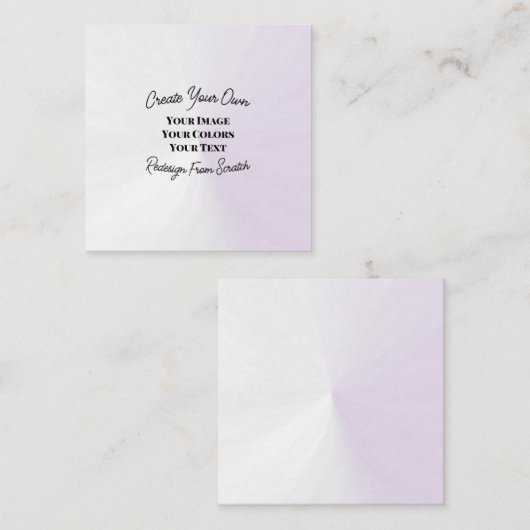 Creëer Uw eigen Vierkante Visitekaartje (Voorkant / Achterkant)