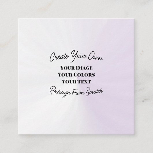 Creëer Uw eigen Vierkante Visitekaartje (Voorkant)