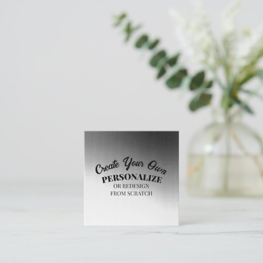 Creëer Uw eigen Vierkante Visitekaartje (Staand voorkant)