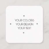 Creëer Uw eigen Vierkante Visitekaartje (Voorkant)